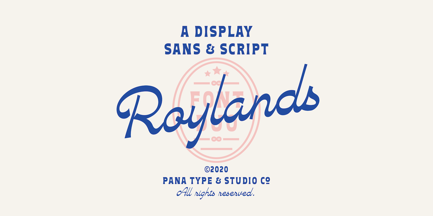 Roylands Font Duo Script Font preview